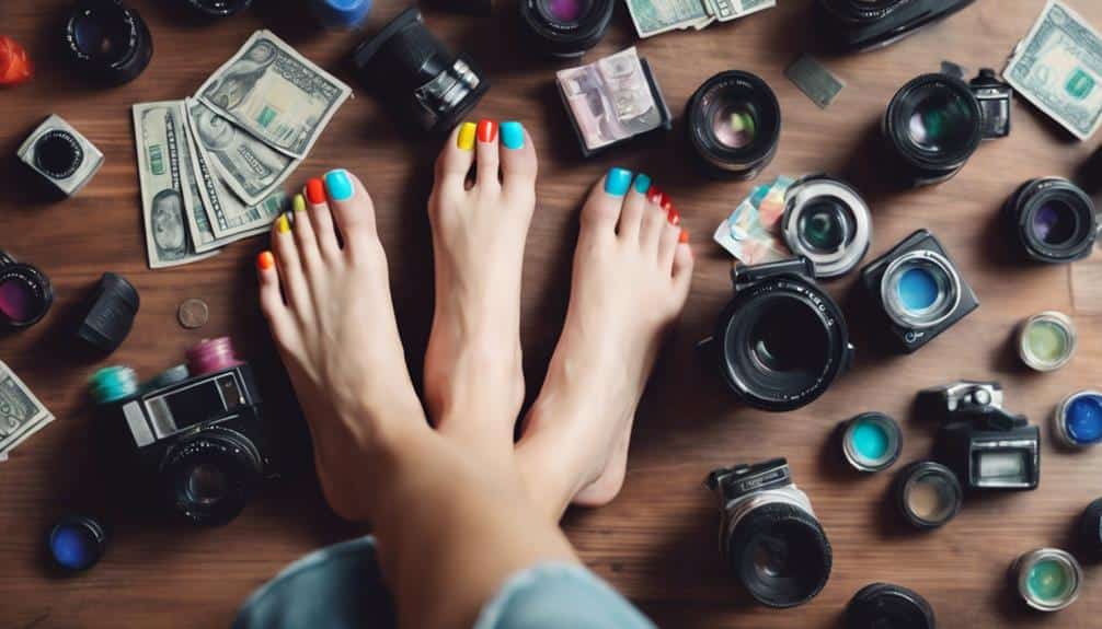 monetize foot photography hobby